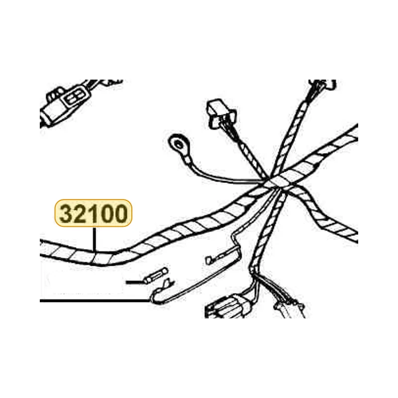32100-LHA7-900 HARNESS WIRE — diagram cutout