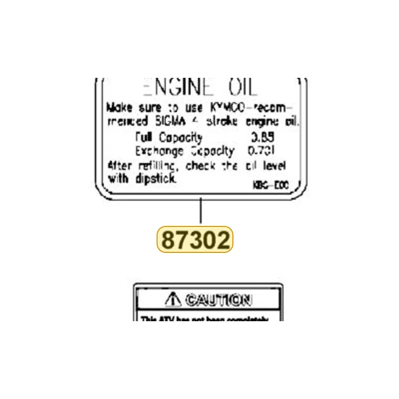 87302-PTA8-M30-T01 WARNING DECAL REVERSE SHIFT — diagram cutout