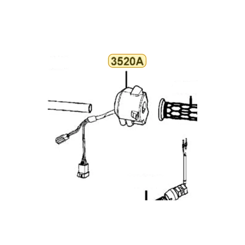 3520A-PUA6-800 SW ASSY LH HANDLE COMP — diagram cutout
