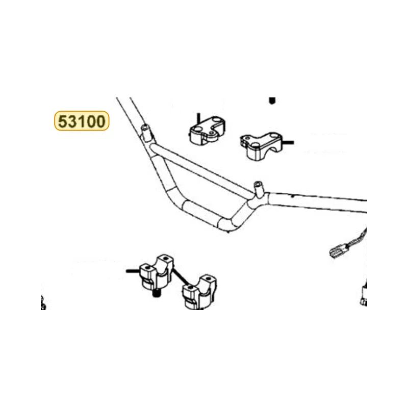 53100-LHA7-MG0 HANDLE PIPE STRG — diagram cutout