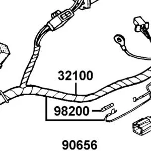 32100-ABC9-M00 HARNESS WIRE — diagram cutout