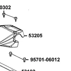 53205-LBD4-E00-GWR COVER HANDLE — diagram cutout
