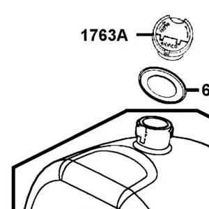 1763A-PVA2-MY0 CAP ASSY FUEL TANK — diagram cutout