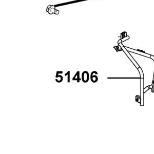 51406-AHA9-E00 STAY R FR FENDER — diagram cutout