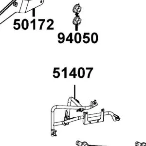 51407-AHA9-E00 STAY L FR FENDER — diagram cutout