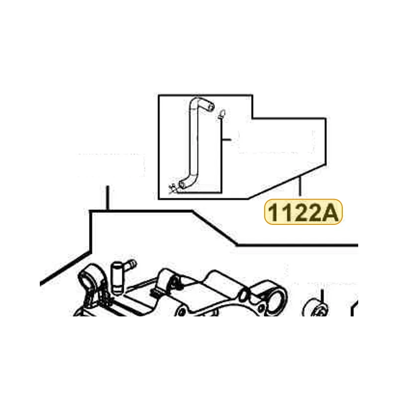1122A-LFB5-900 TUBE ASSY MISSION BREATHER — diagram cutout