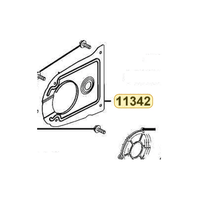 11342-LFB5-800 PLATE L COVER — diagram cutout