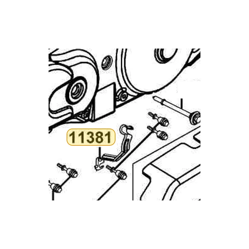 11381-LFB5-900 CLAMPER THROTTLE CABLE — diagram cutout