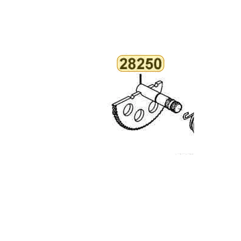 28250-LFB5-900 SPINDLE COMP KICK STARTER — diagram cutout