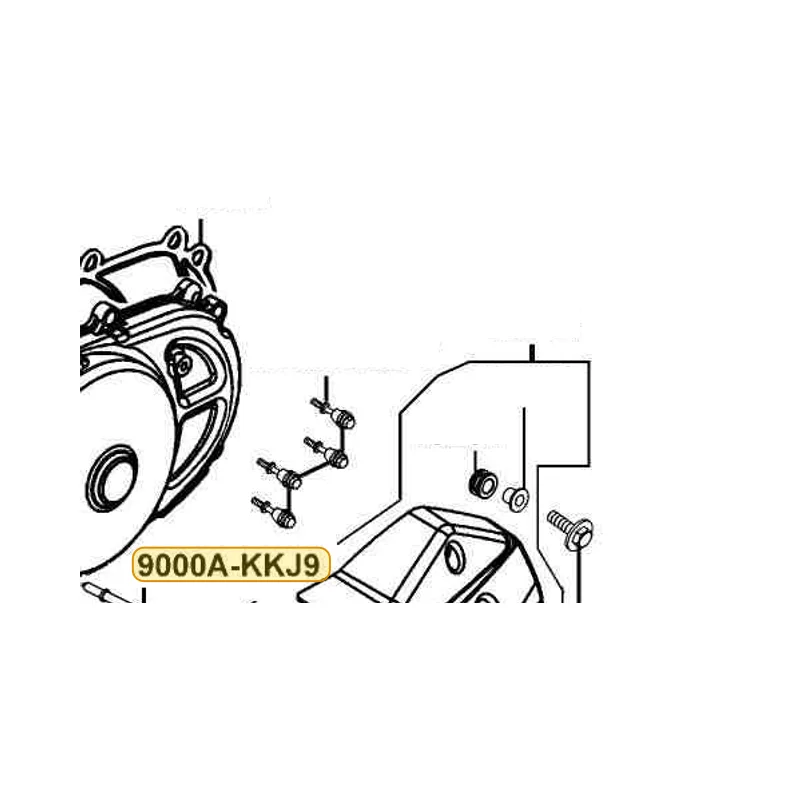 9000A-KKJ9-001 BOLT SPECIAL COMP — diagram cutout