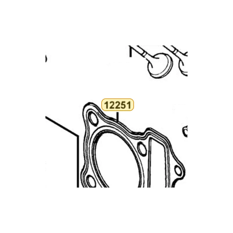 12251-LKE7-900 GASKET CYLINDER HEAD — diagram cutout
