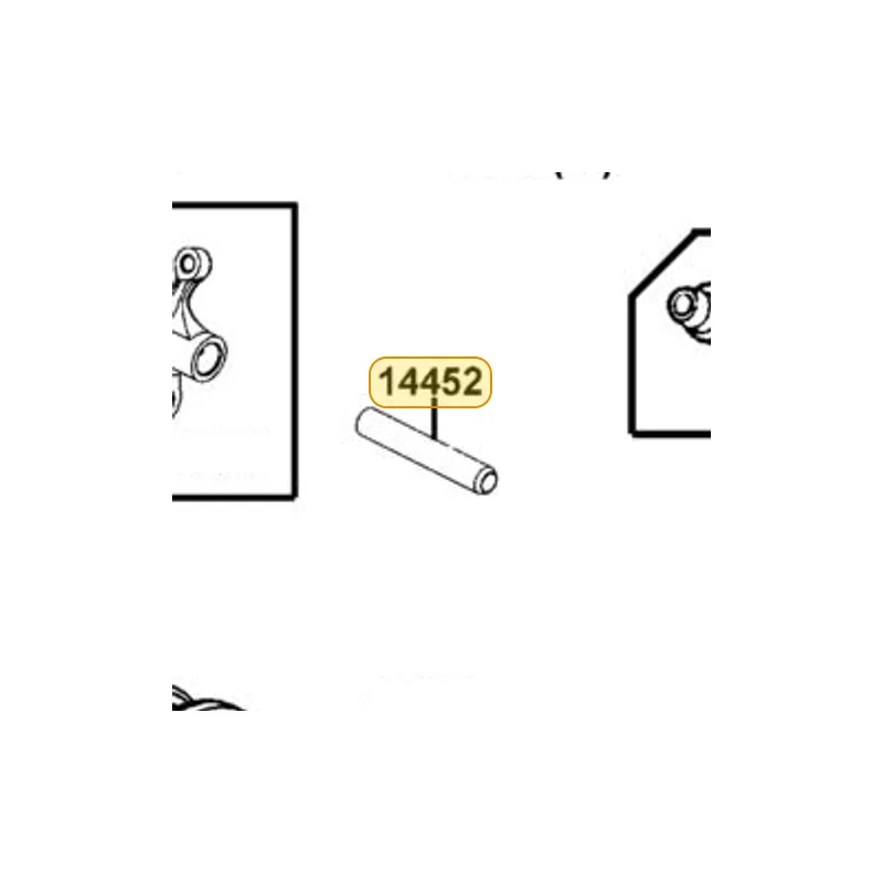 14452-LEB1-900 SHAFT EXH ROCKER ARM — diagram cutout