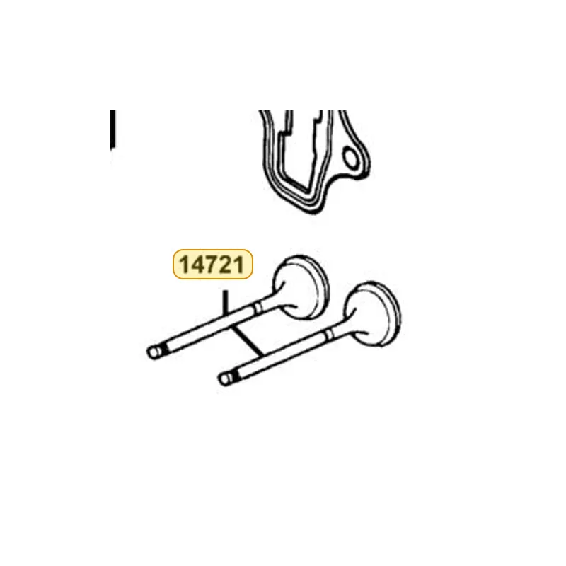 14721-LGL9-900 VALVE EXHAUST — diagram cutout
