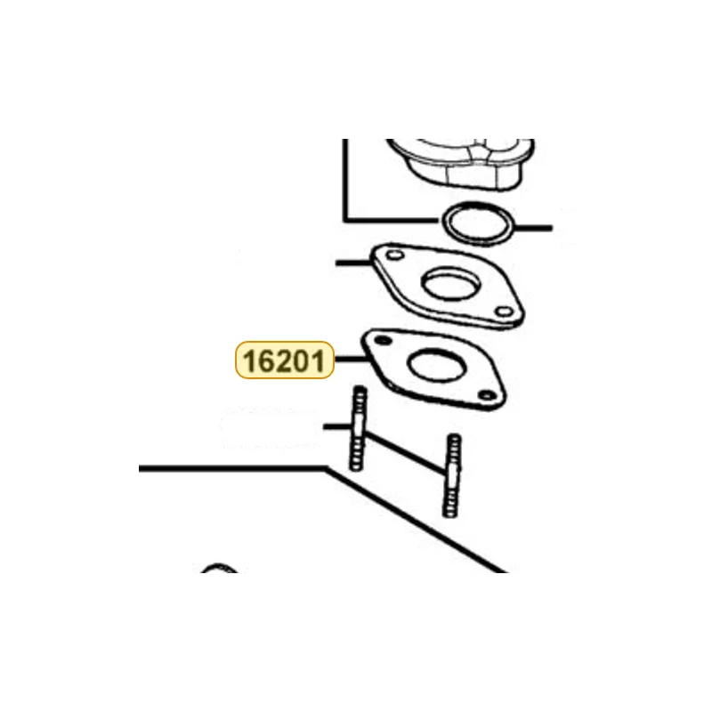 16201-LFE2-900 GASKET, CARB INSULATOR A — diagram cutout
