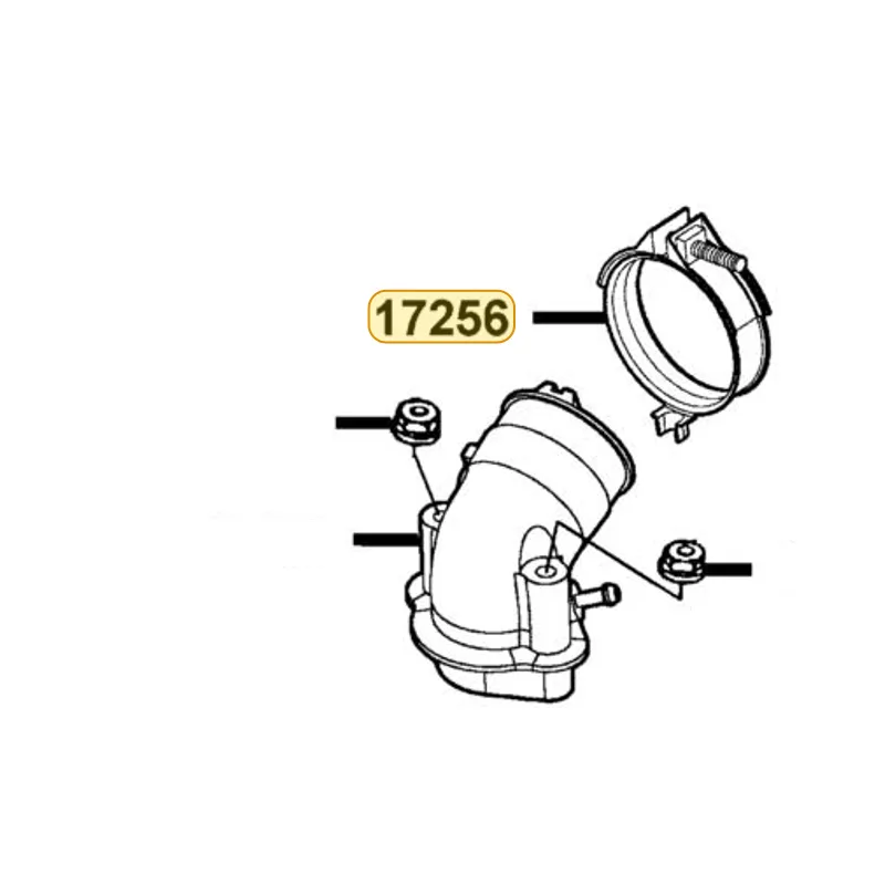 17256-GFY6-901 BAND INSULATOR — diagram cutout