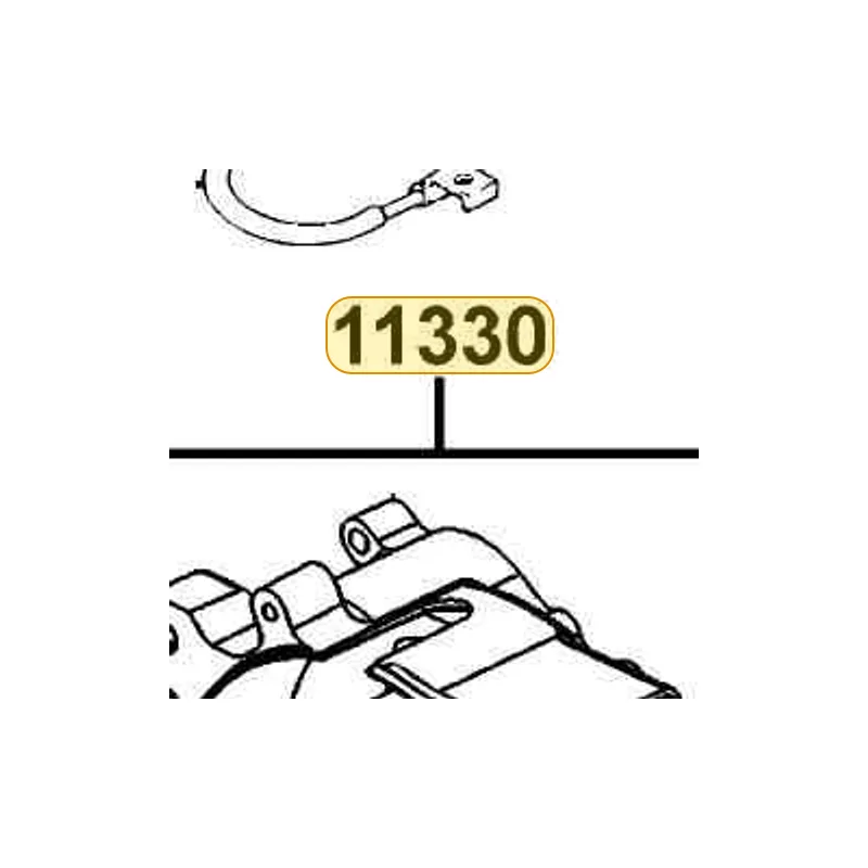 11330-LEB1-900 COVER R CRANK CASE — diagram cutout