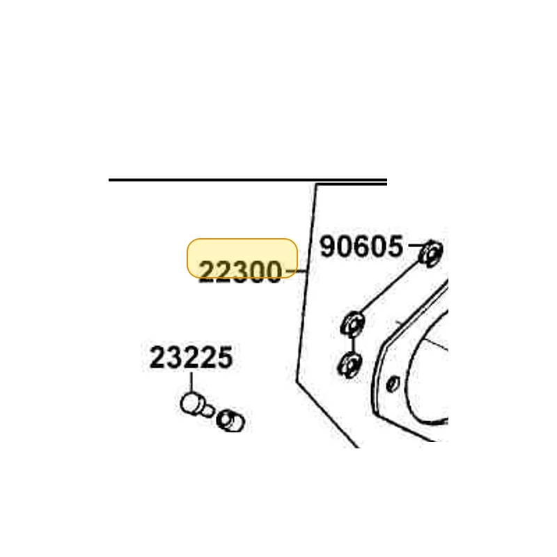 22300-LHJ3-900 PLATE ASSY DRIVE — diagram cutout