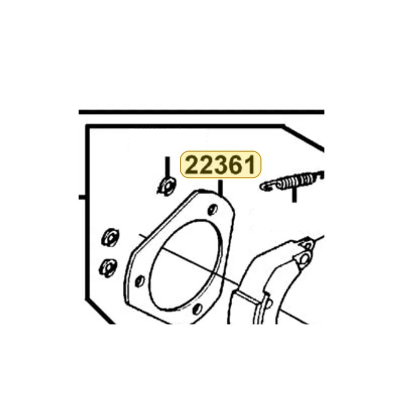 22361-LHJ3-900 PLATE CLUTCH SIDE — diagram cutout