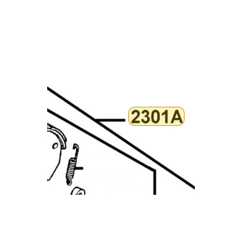 2301A-LKE6-910 PULLEY SUB ASSY — diagram cutout