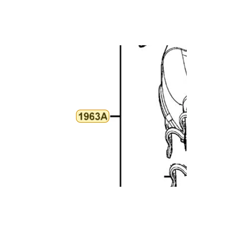 1963A-LFE2-900 SHROUD ASSY B — diagram cutout