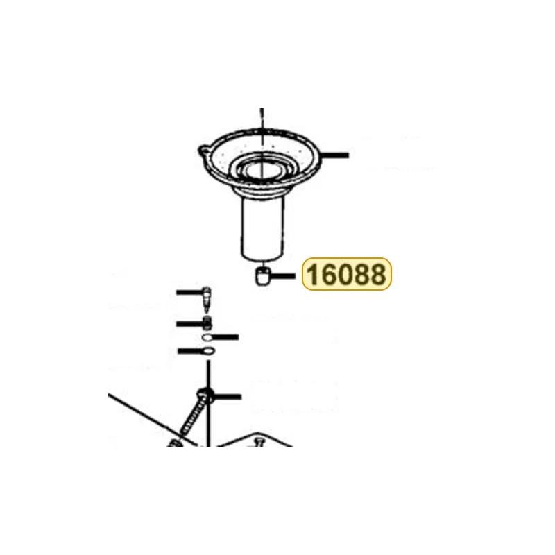16088-KEC3-900 JET NEEDLE — diagram cutout