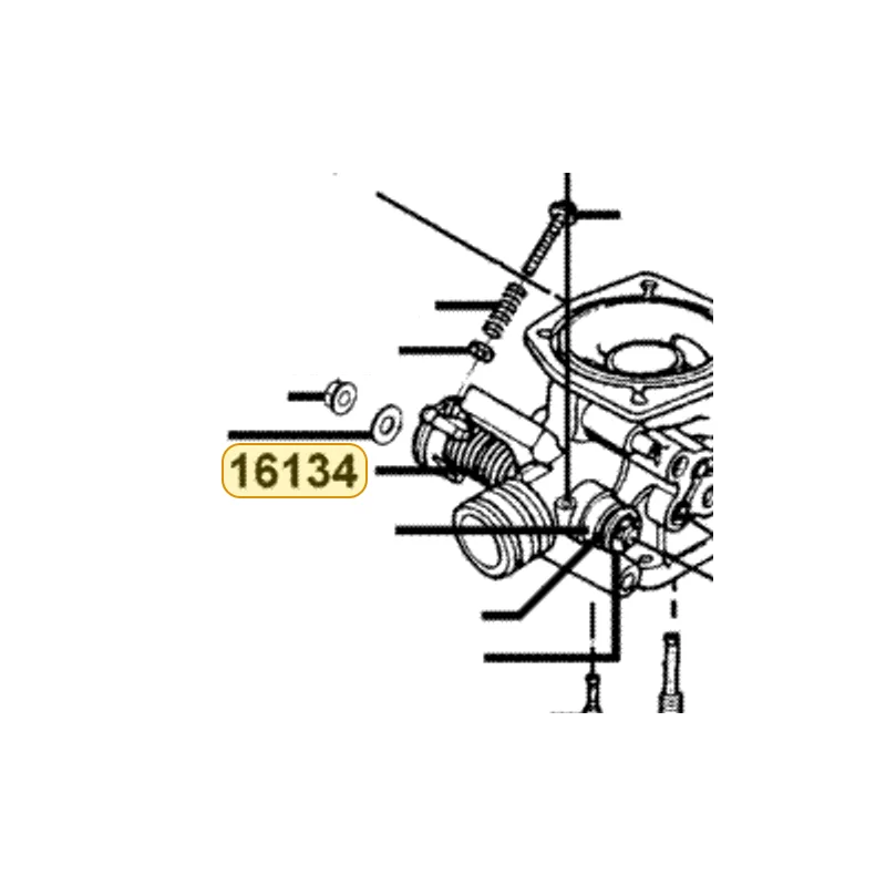 16134-KEC3-900 SPG THROTTLE SHAFT — diagram cutout