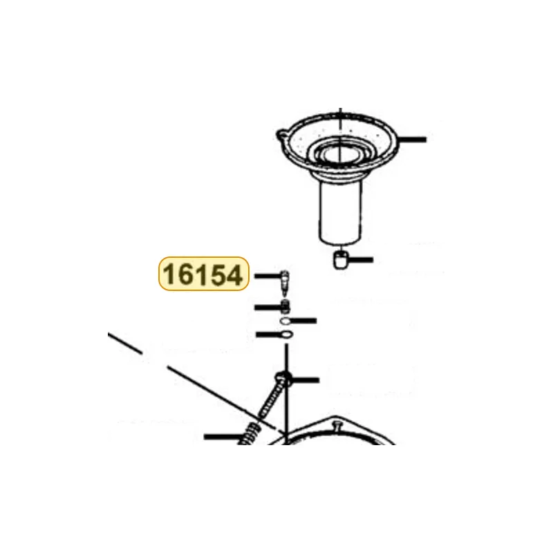 16154-KEC3-900 SCREW IDLE ADJUST — diagram cutout