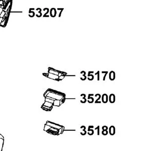 35170-KNBN-910 SW UNIT DIMMER & PASSING — diagram cutout
