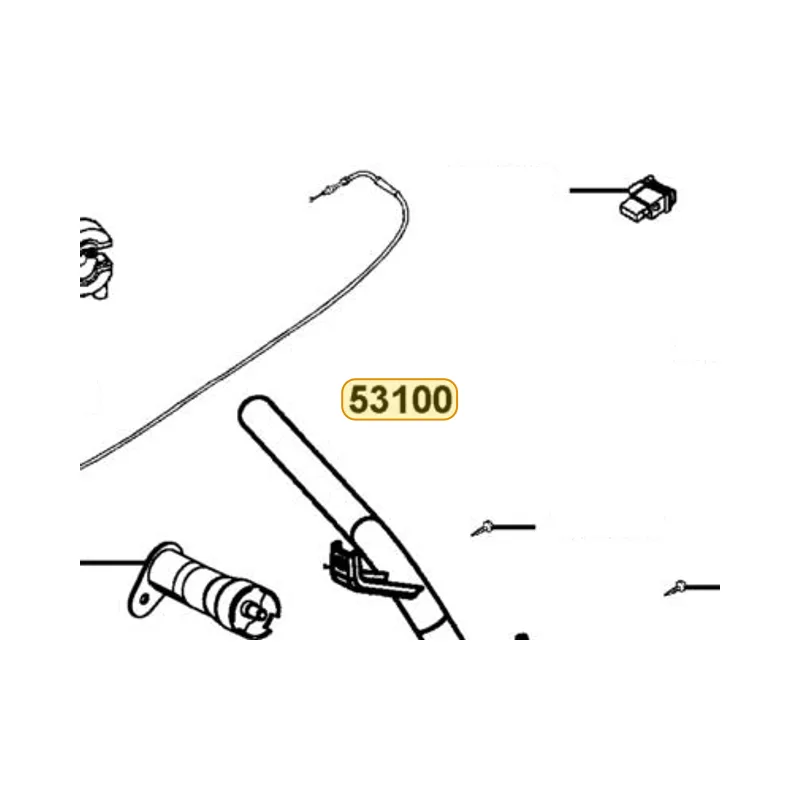 53100-LFB5-M30 HANDLE COMP STEERING — diagram cutout