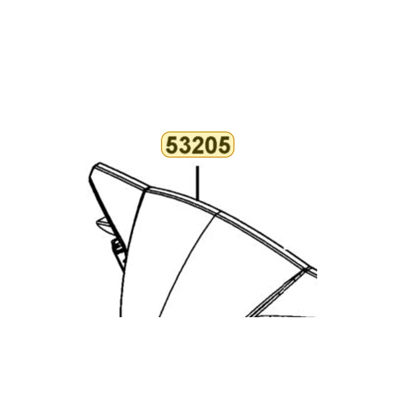 53205-LFB5-M30-HTP COVER HANDLE FR — diagram cutout