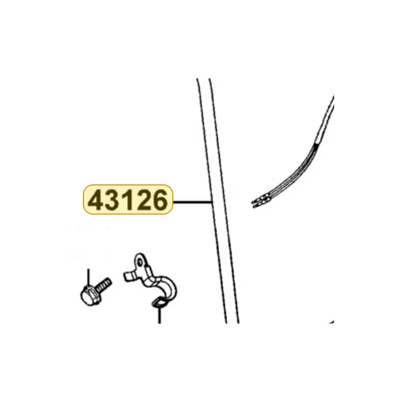 43126-LFB5-900 HOSE ASSY RR BRAKE — diagram cutout