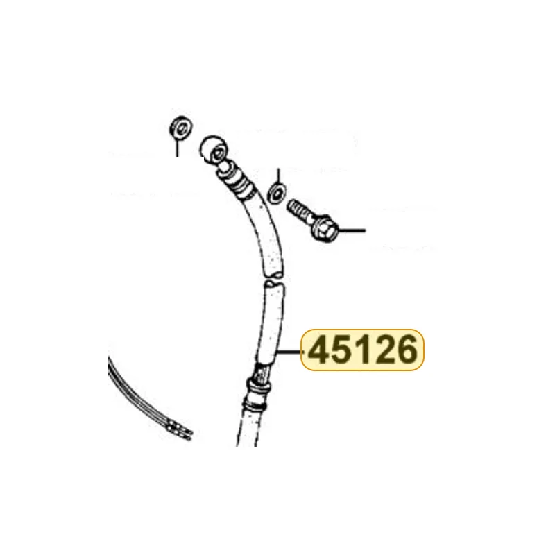45126-LFB5-900 HOSE ASSY, FR BRAKE — diagram cutout