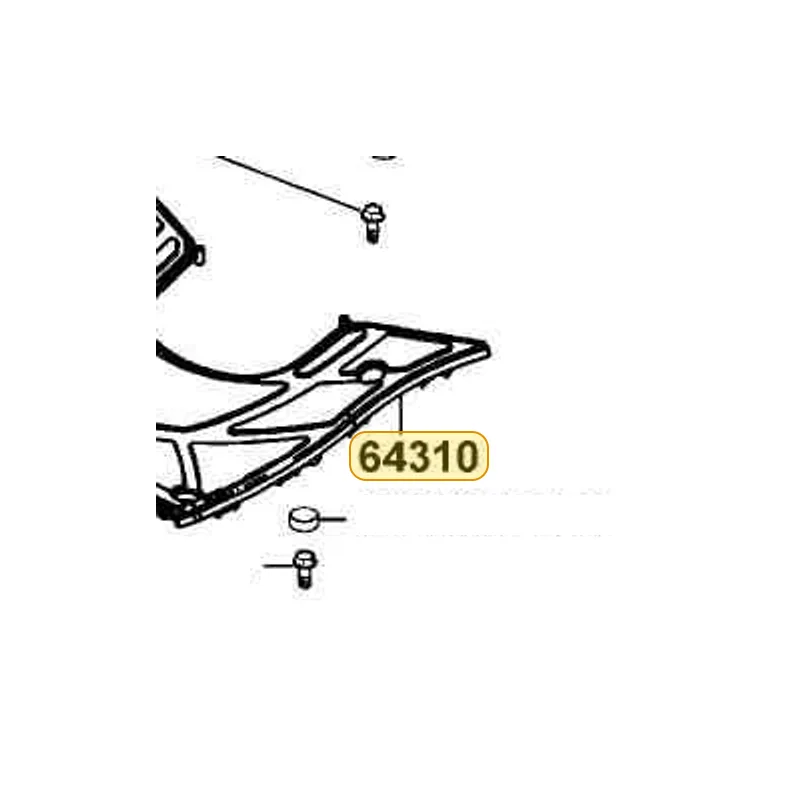 64310-LFB5-900-N1R FLOOR PANEL (Black) — diagram cutout