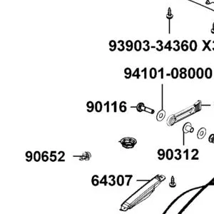 90116-KED9-900 SCREW PAN 6X24(??????) — diagram cutout