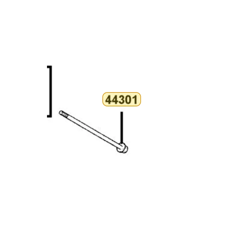 44301-LFE2-900 AXLE FR WHEEL M12*240MM — diagram cutout