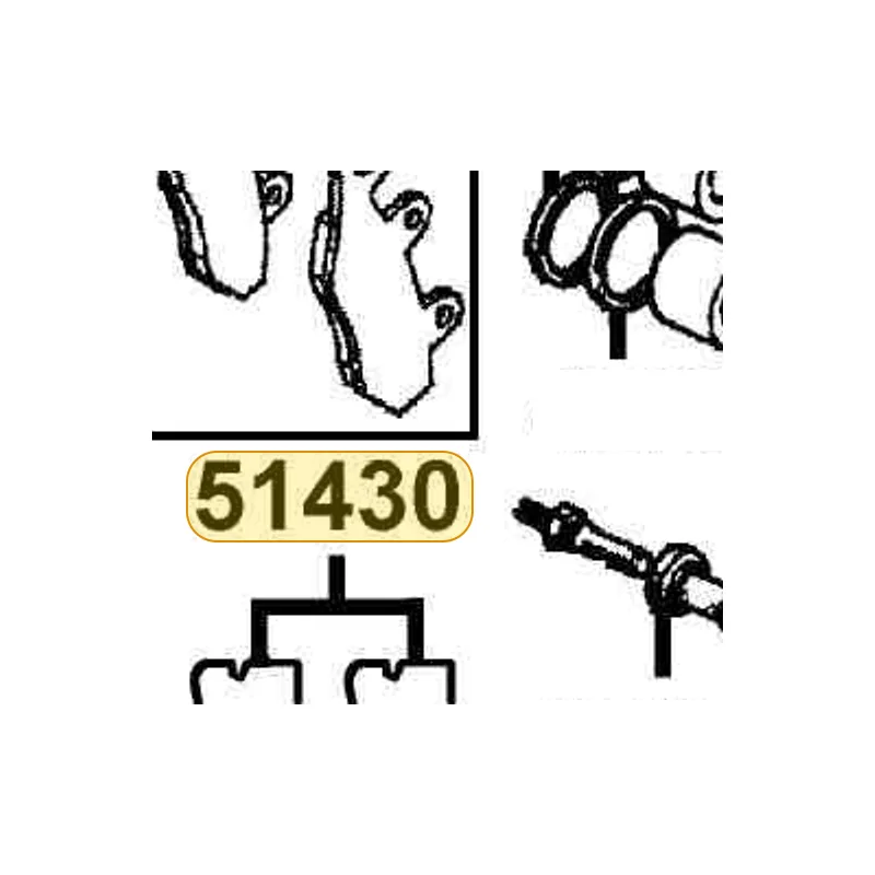 51430-LDH1-E00 SLIDE PAD — diagram cutout