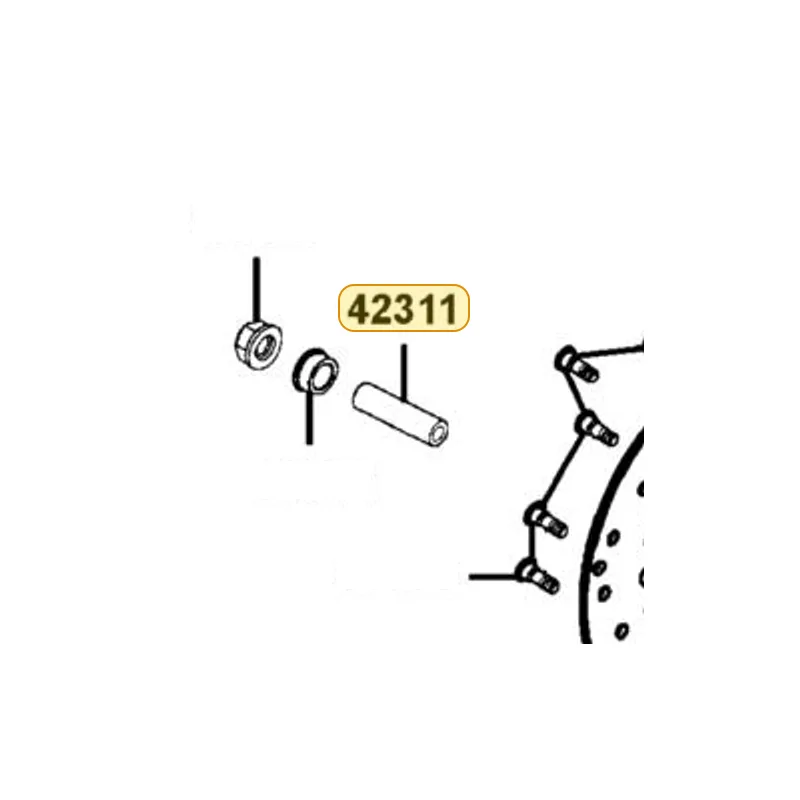 42311-LFB5-900 COLLAR RR AXLE A — diagram cutout