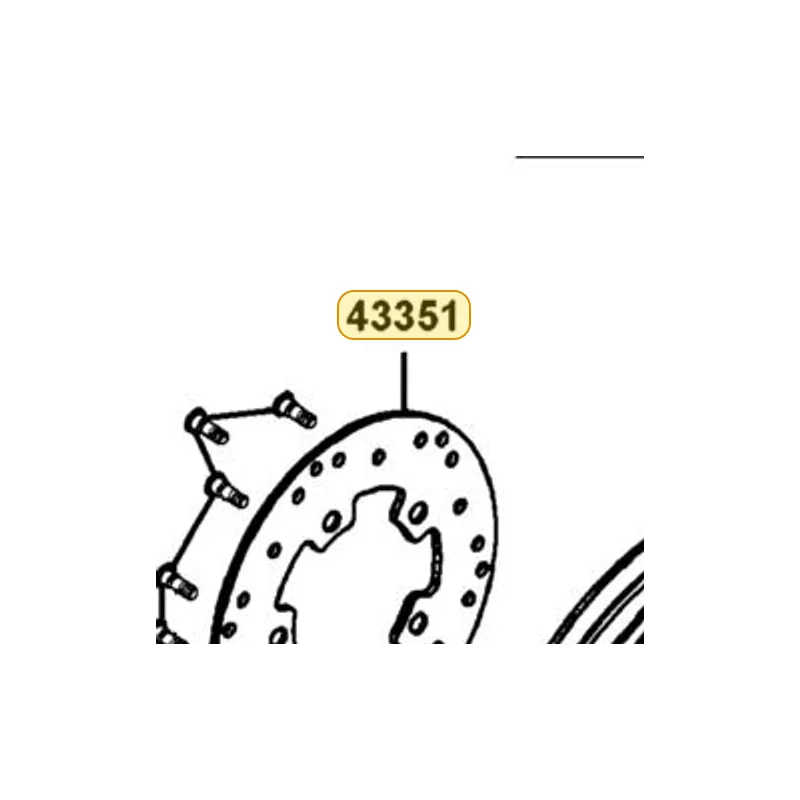 43351-LFB5-900 DISK FR BRAKE — diagram cutout