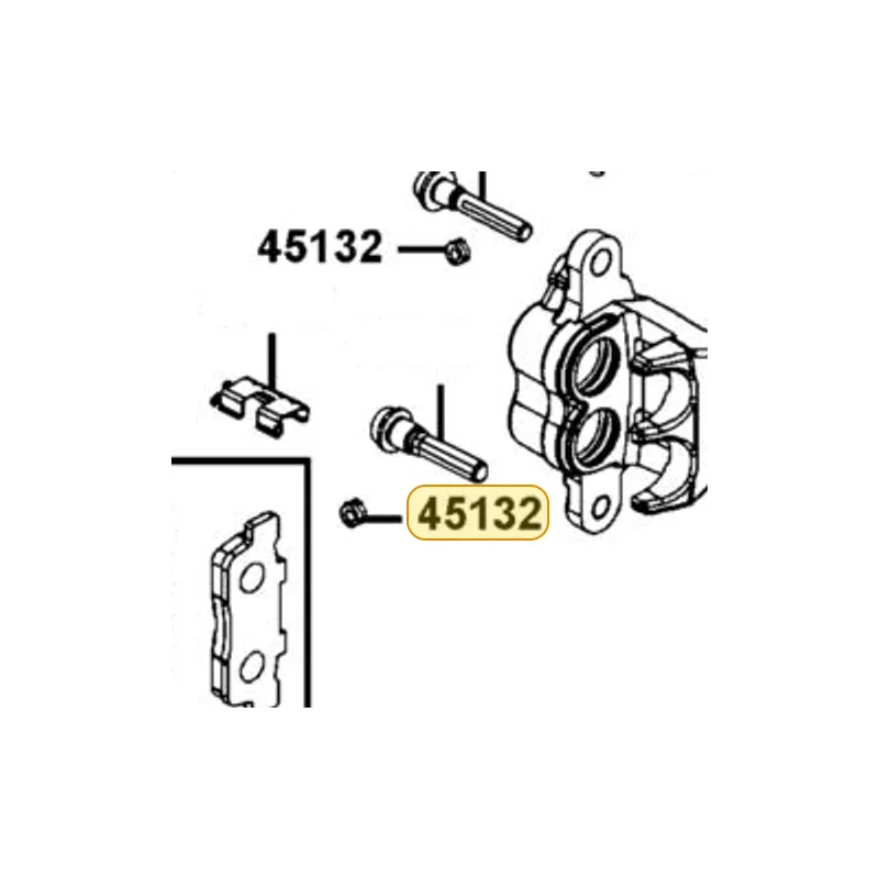 45132-LKG7-E00 BUSH BOOT PIN — diagram cutout
