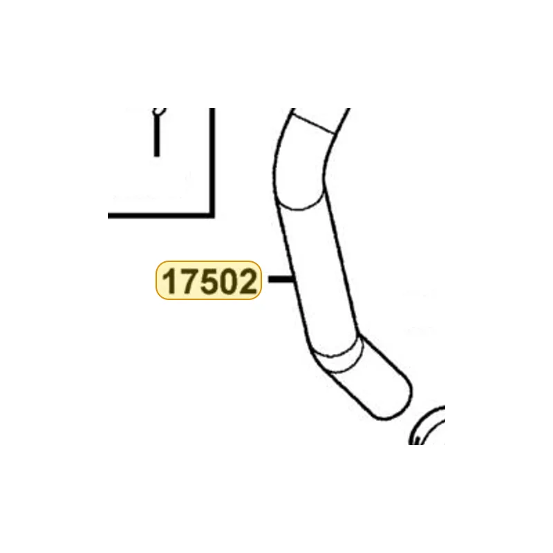17502-LFB5-M30 HOSE FUEL — diagram cutout