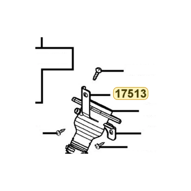 17513-LAD9-900 STAY B FUEL CUP — diagram cutout