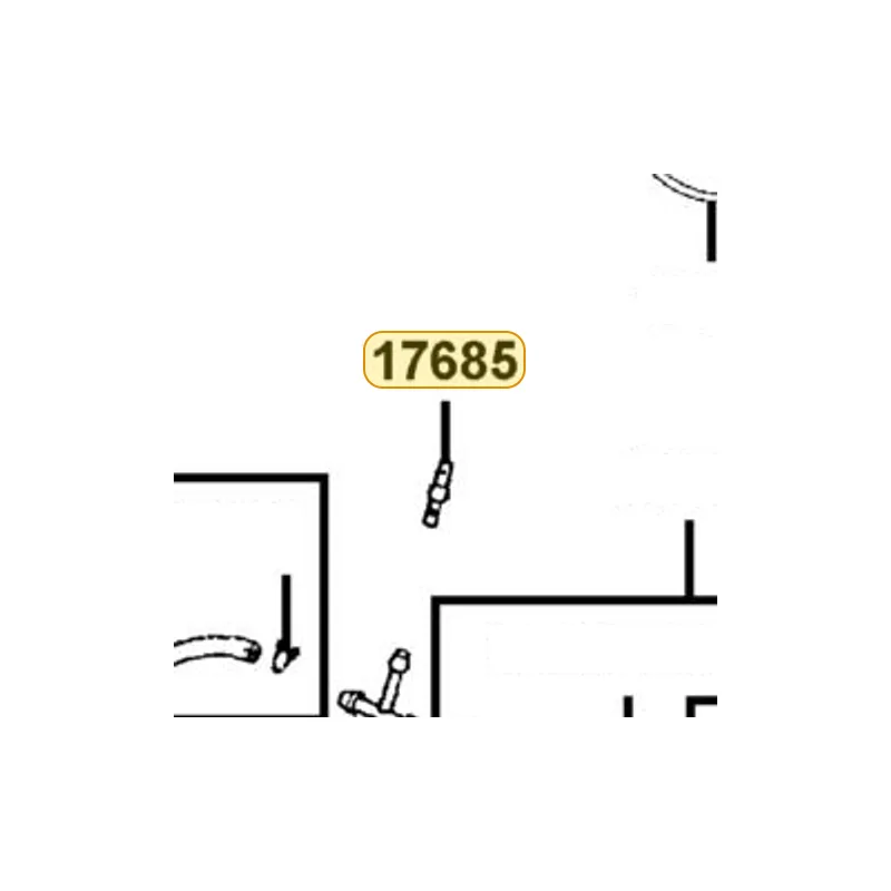 17685-LFB5-900 TUBE ASSY FUEL — diagram cutout