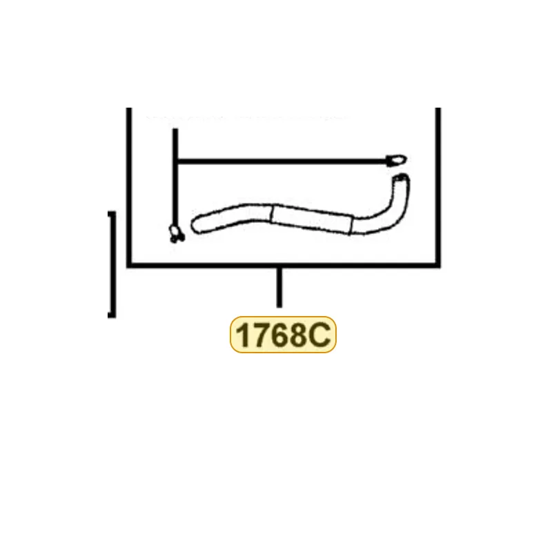 1768C-LFB5-M30 TUBE ASSY STRAINER-PUMP — diagram cutout