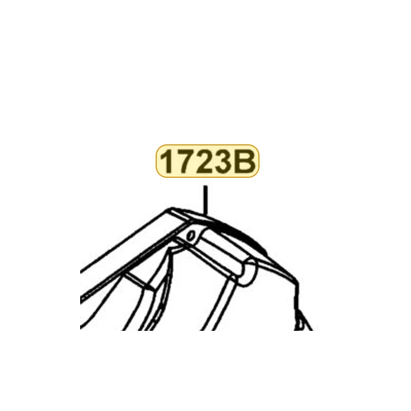 1723B-LFB5-900 COVER ASSY AIR/C — diagram cutout