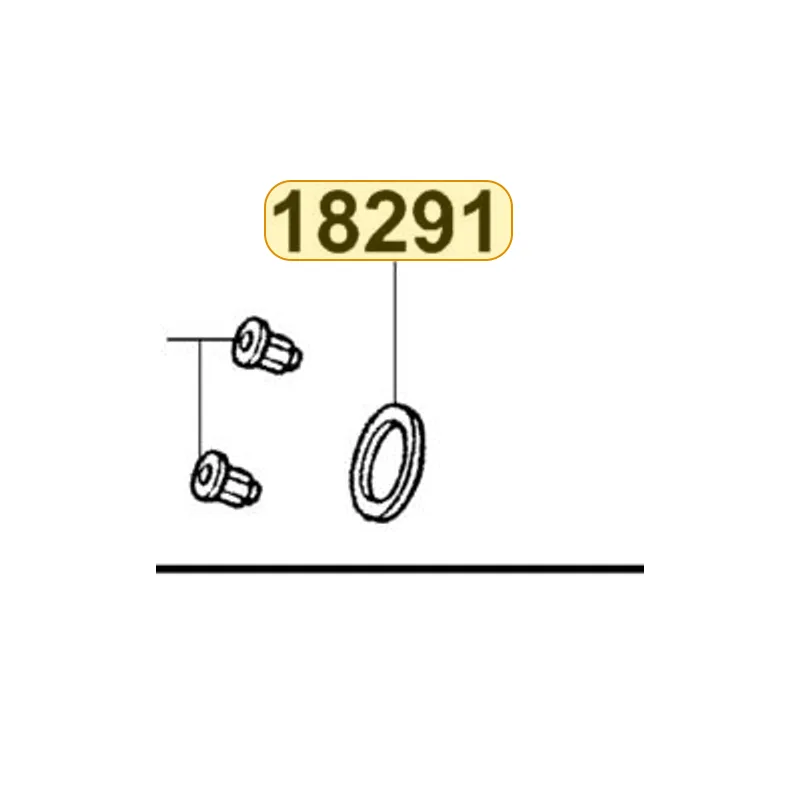 18291-GC8-0000 GASKET EXHAUST PIPE — diagram cutout