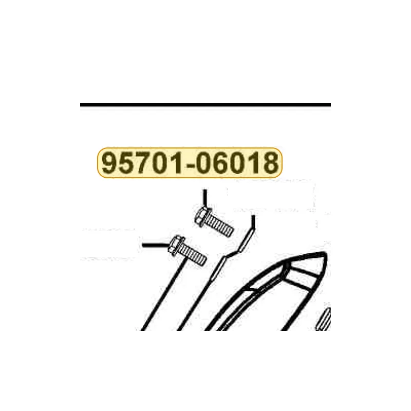 95701-06018-07 BOLT FLANGE 6*18 — diagram cutout