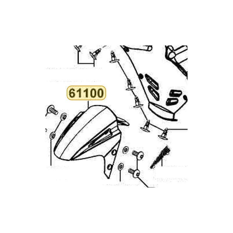 61100-LFB5-900-NVP FENDER FR — diagram cutout