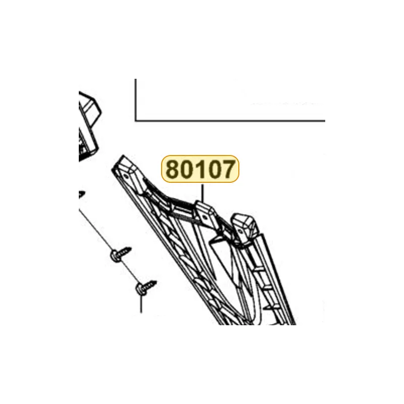 80107-LFB5-M30-N1R FENDER RR LOW (Black) — diagram cutout