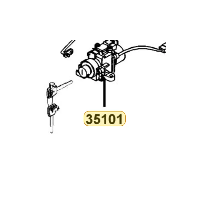 35101-LFB5-305-M2 KEY SET — diagram cutout