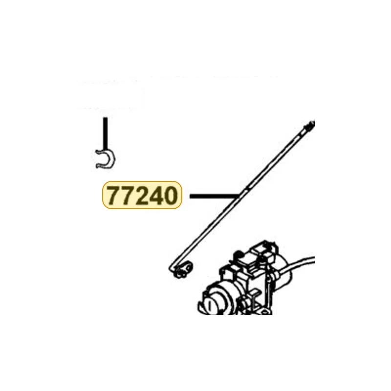 77240-LFB5-900 CABLE SEAT LOCK — diagram cutout